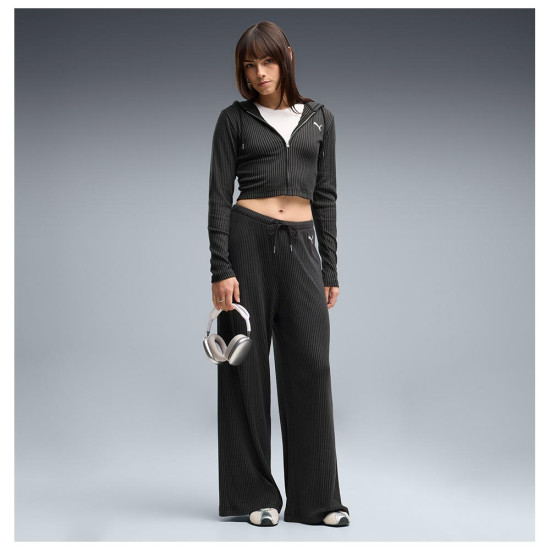 Puma Γυναικείο παντελόνι φόρμας Essentials Wide Leg Relaxed Pants